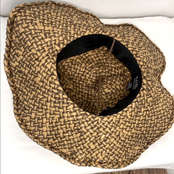 Salt Life Floppy Brown Woven Hat EUC - Picture 3 of 6